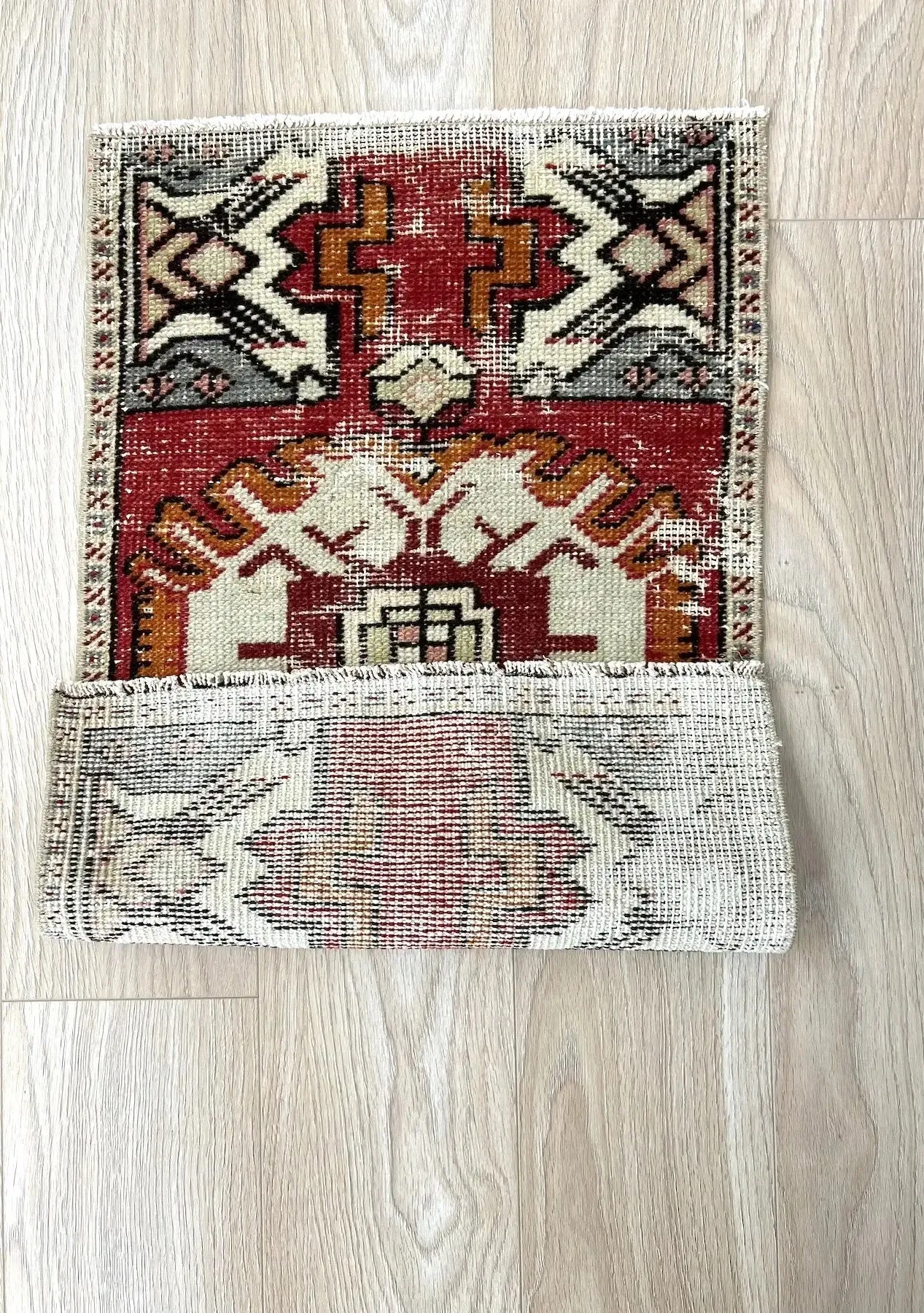 Hristina - Vintage Turkish Small Rug