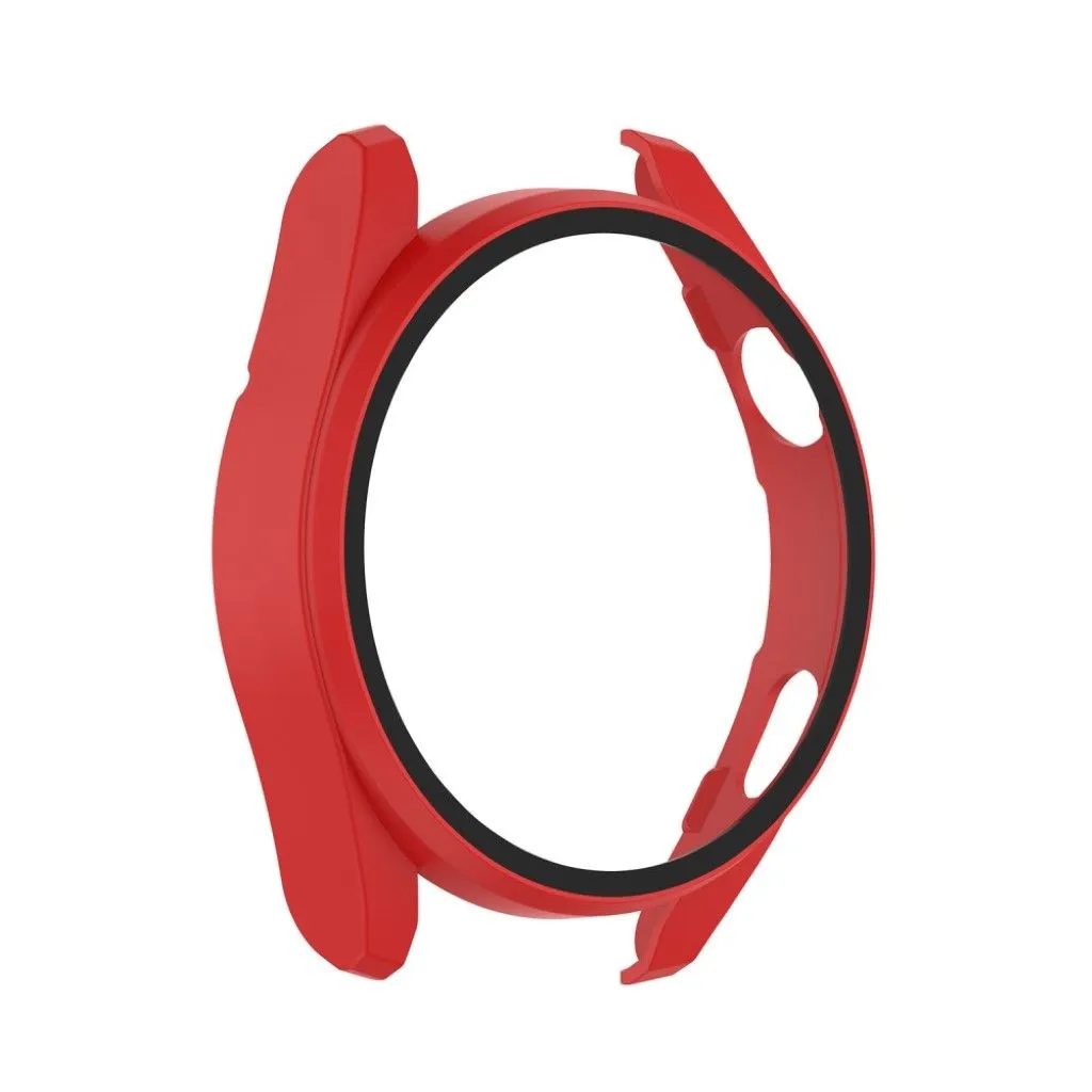 Huawei Watch 3 Pro TPU cover   tempered glass - Red