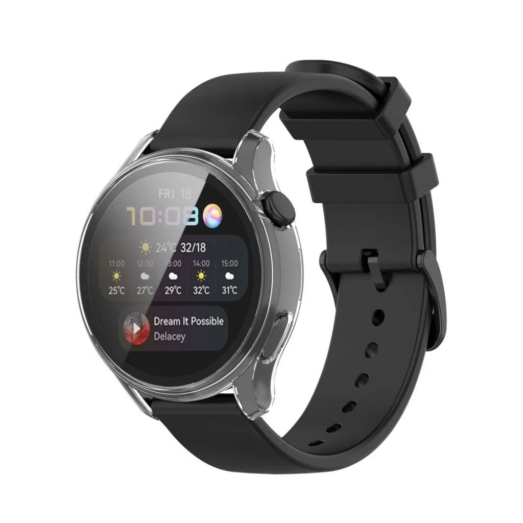 Huawei Watch 3 TPU cover   tempered glass - Transparent