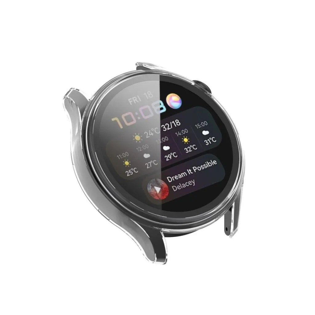 Huawei Watch 3 TPU cover   tempered glass - Transparent