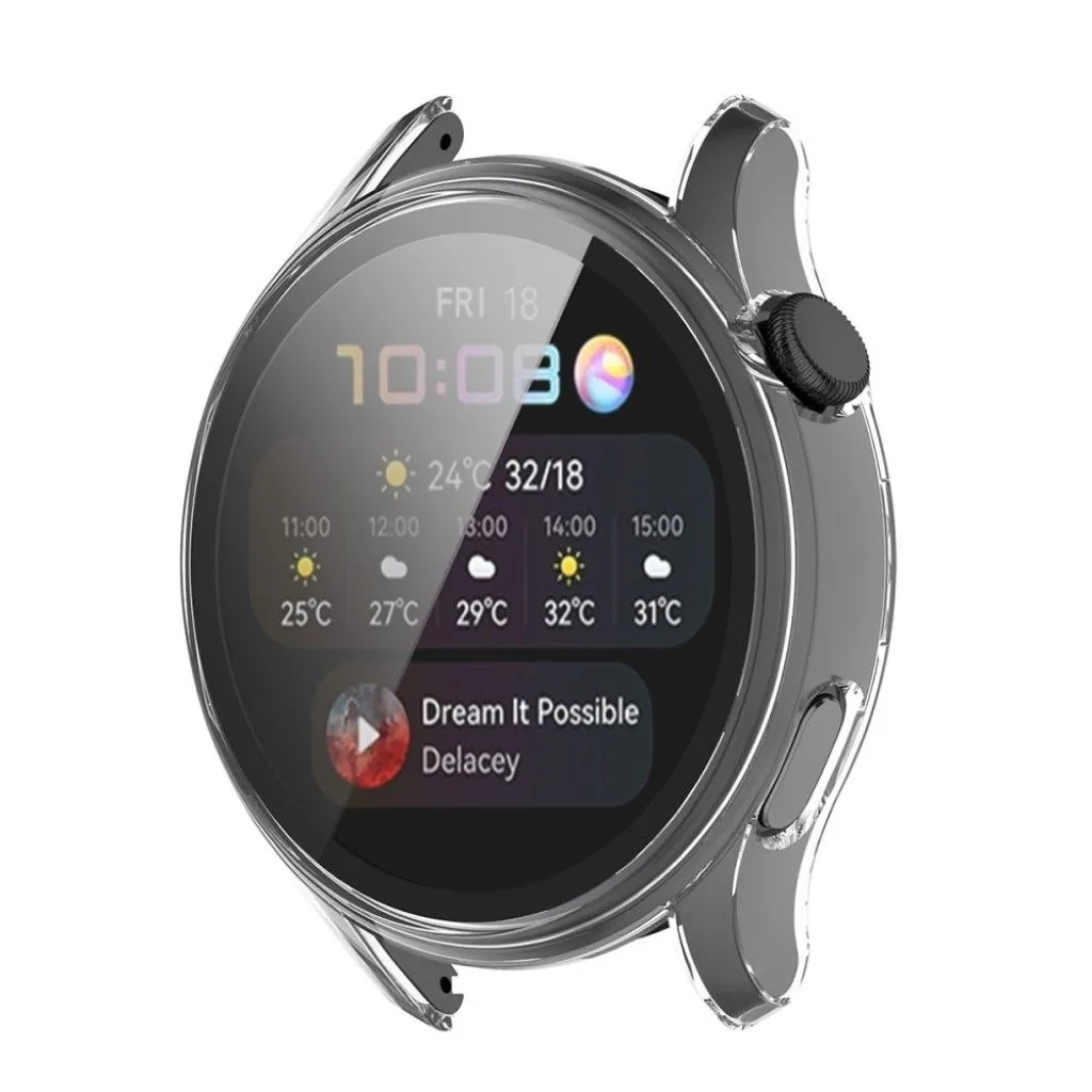 Huawei Watch 3 TPU cover   tempered glass - Transparent