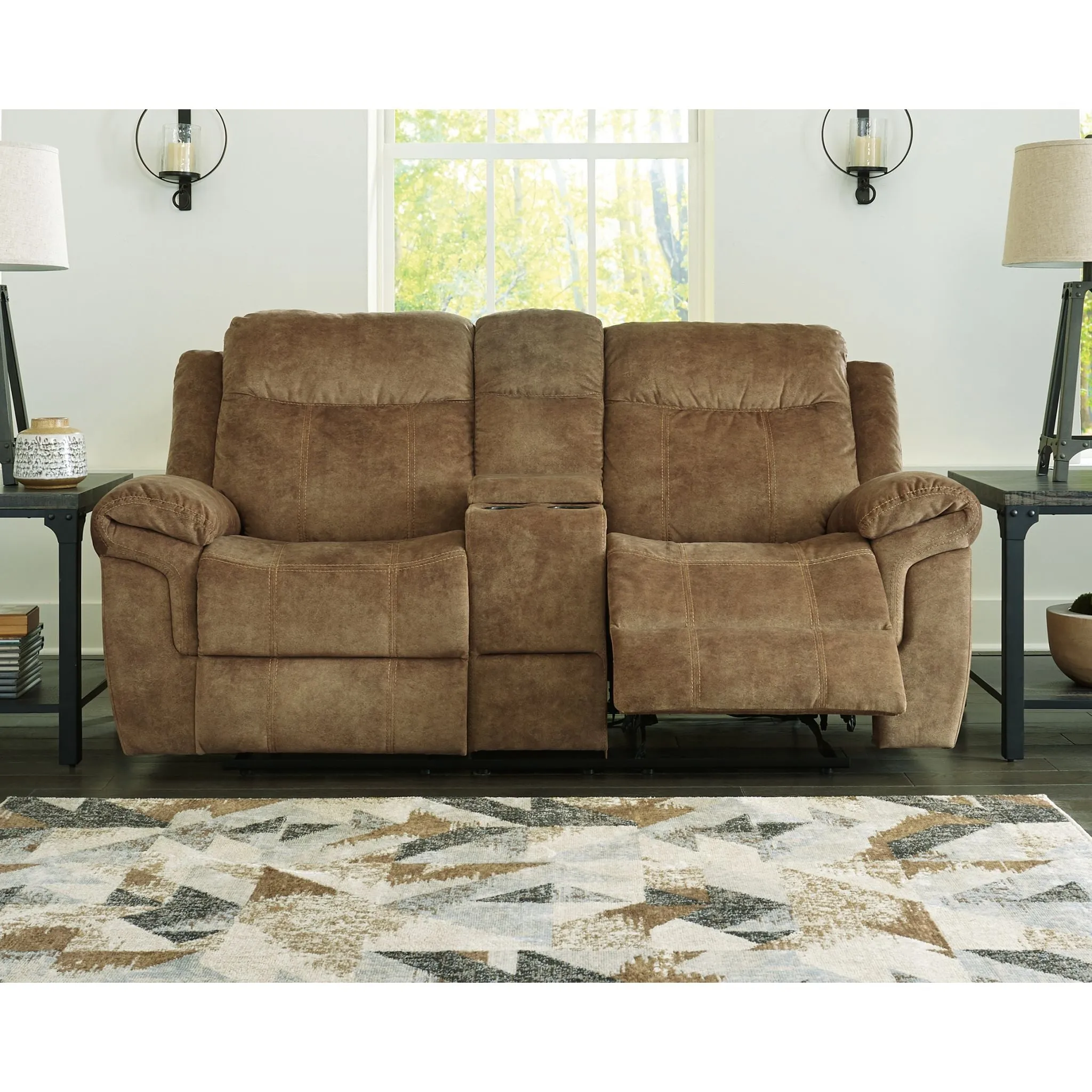 Huddle-Up Reclining Loveseat with Console