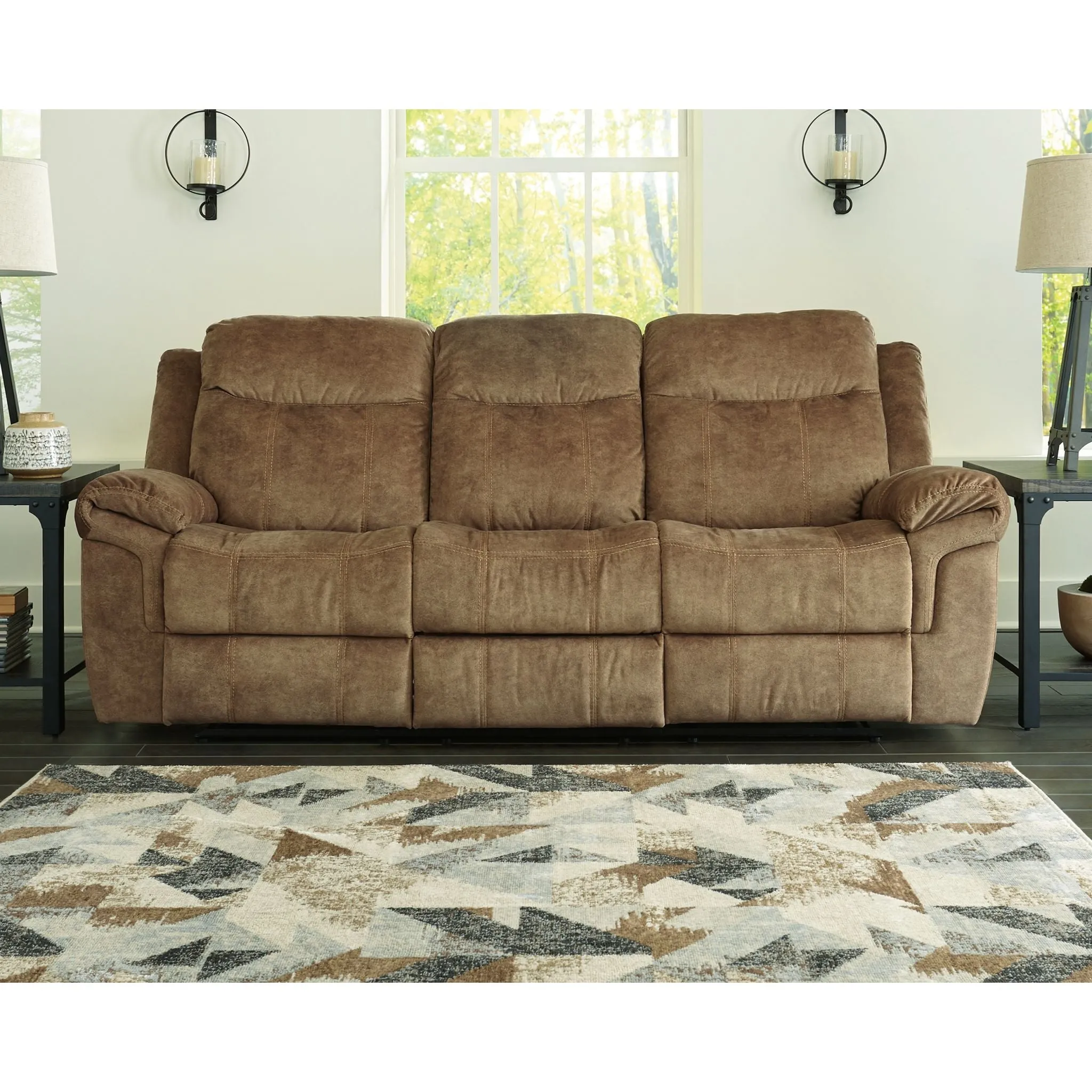 Huddle-Up Reclining Sofa with Drop Down Table