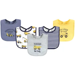 Hudson Baby Cotton Bibs, Construction