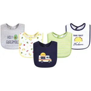 Hudson Baby Cotton Bibs, Taco Truck