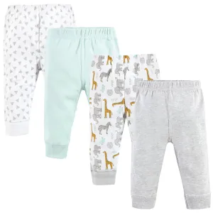 Hudson Baby Cotton Pants and Leggings, Yellow Safari