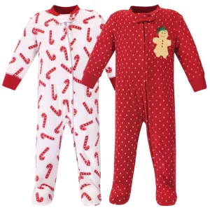 Hudson Baby Fleece Sleep and Play, Sugar Spice