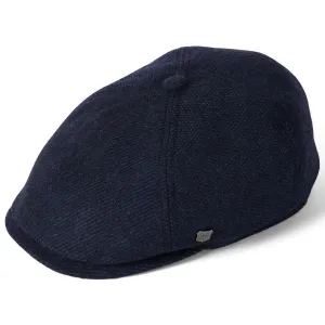 Hudson Mix Baker Boy Cap - Blue by Failsworth