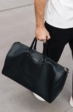 Hudson Signature Holdall Bag in Black