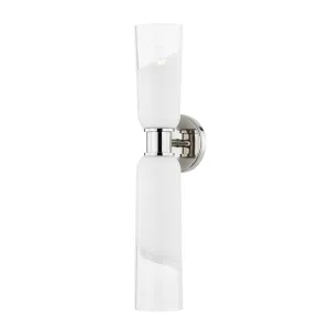 Hudson Valley Lighting Wasson Wall Light – Polished Nickel