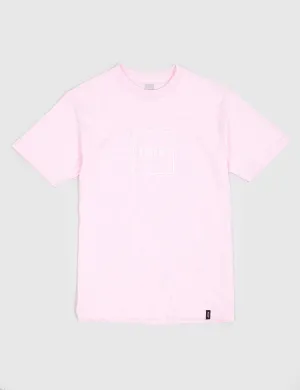 Huf Box Logo Puff T-Shirt - Pink