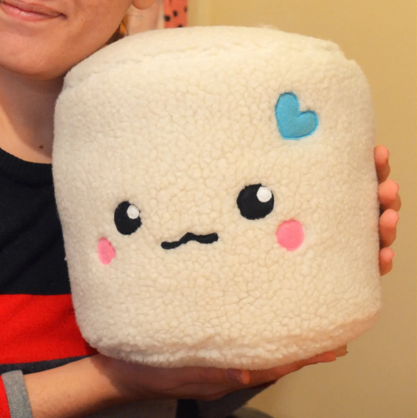 Huge Marshmallow pillow - cushion - cuddly soft toy