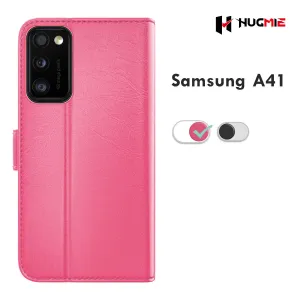 Hugmie® Classic Series Samsung A41 Leather Folio Case