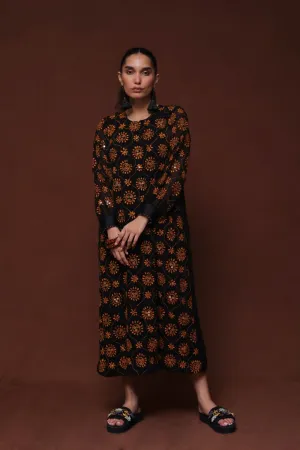 Huma Adnan - Afsana
 - Black - Chiffon - 1 Piece