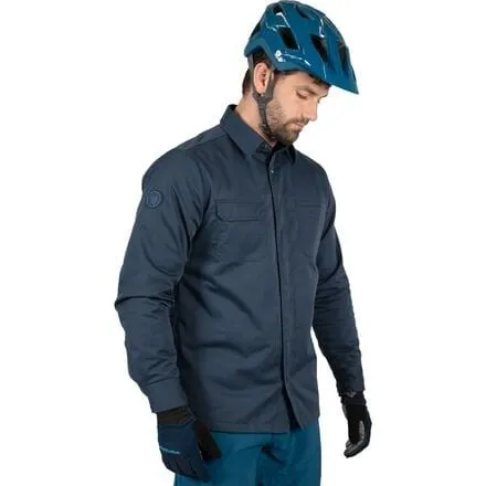 Hummvee Shacket II Men's Endura Jersey, Ink Blue