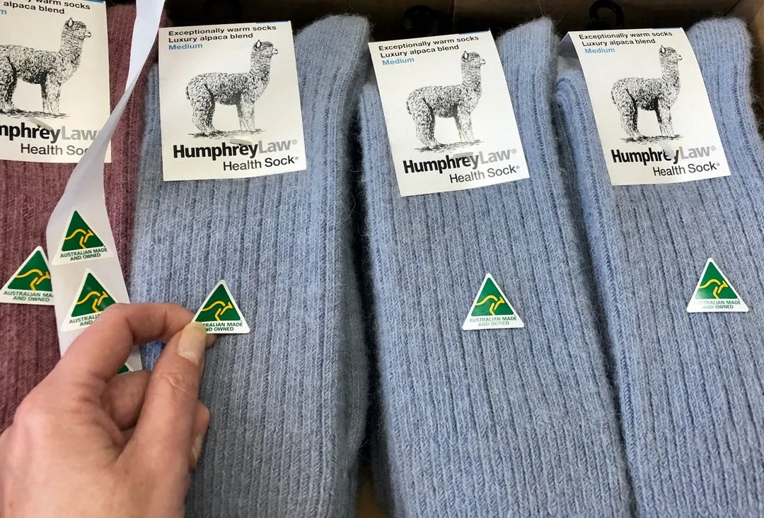 Humphrey Law Alpaca Wool Sock - Silver Grey