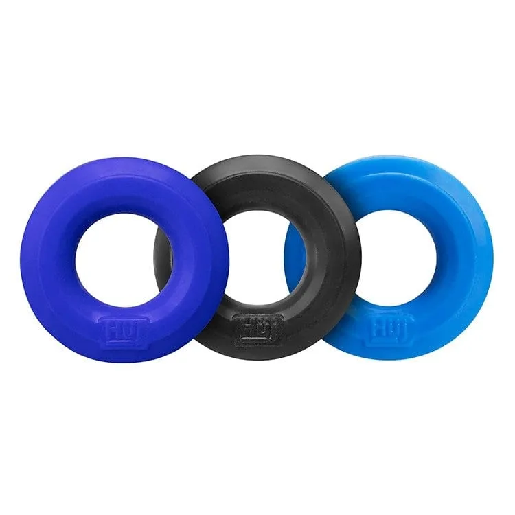 Hunkyjunk Huj3 C-Ring Cobalt Multi 3-Pack