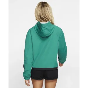 Hurley Women's One and Only Hooded Jacket Mystic Green S