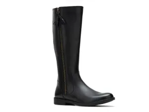 Hush Puppies Jaylin wide calf-length boots, black