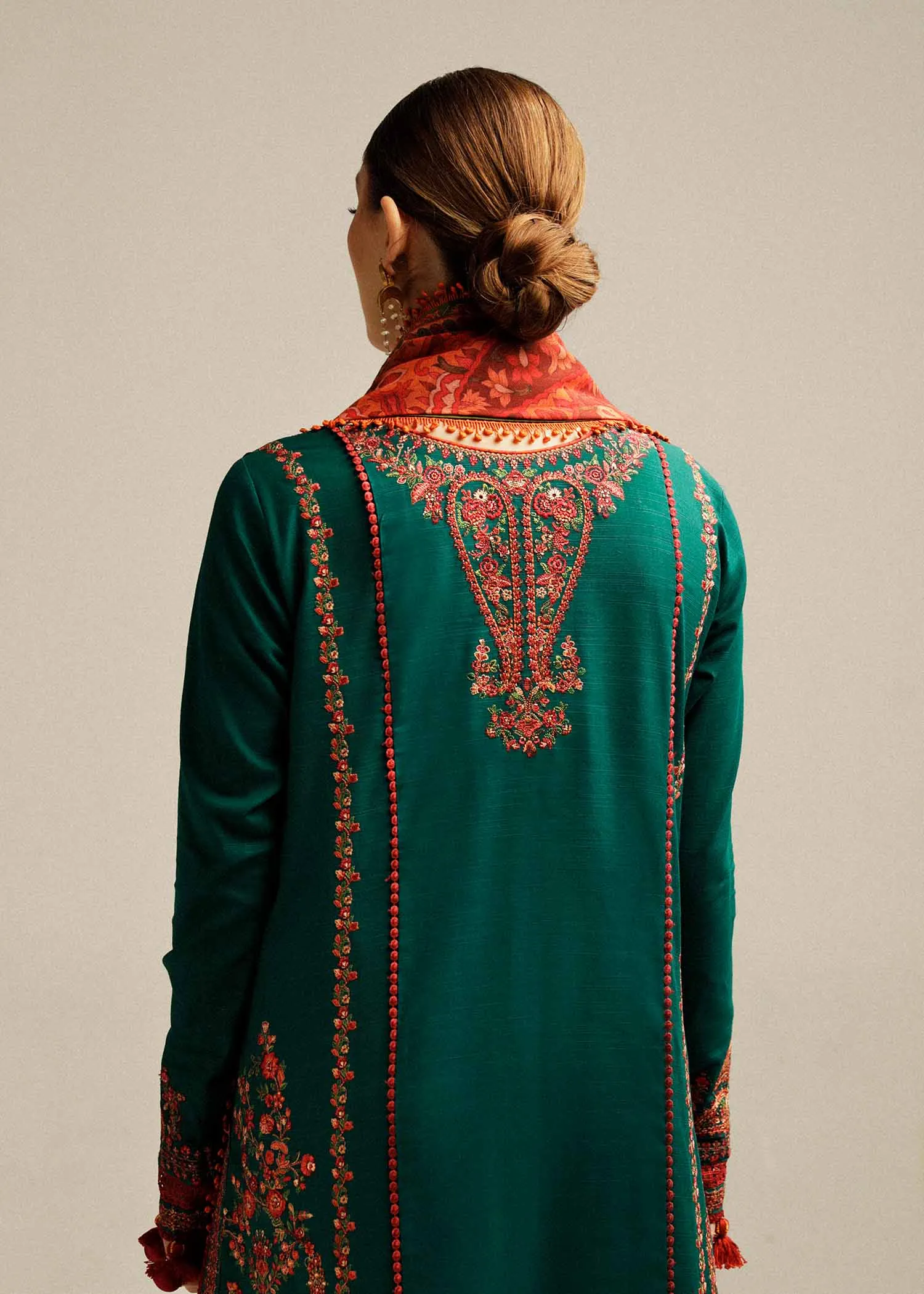 Hussain Rehar Winter Collection with Shawl –  Marjaan