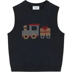 Hust & Claire Navy Perry Vest