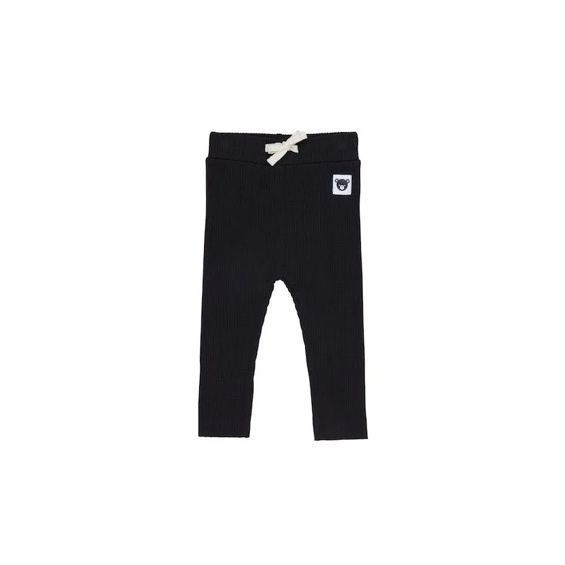 Huxbaby Black Rib Legging