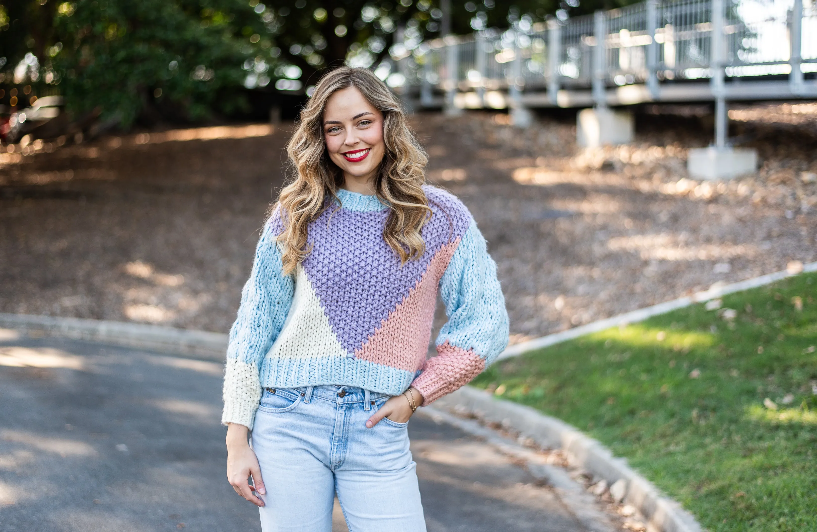 Hyams Handmade Jumper | Violet