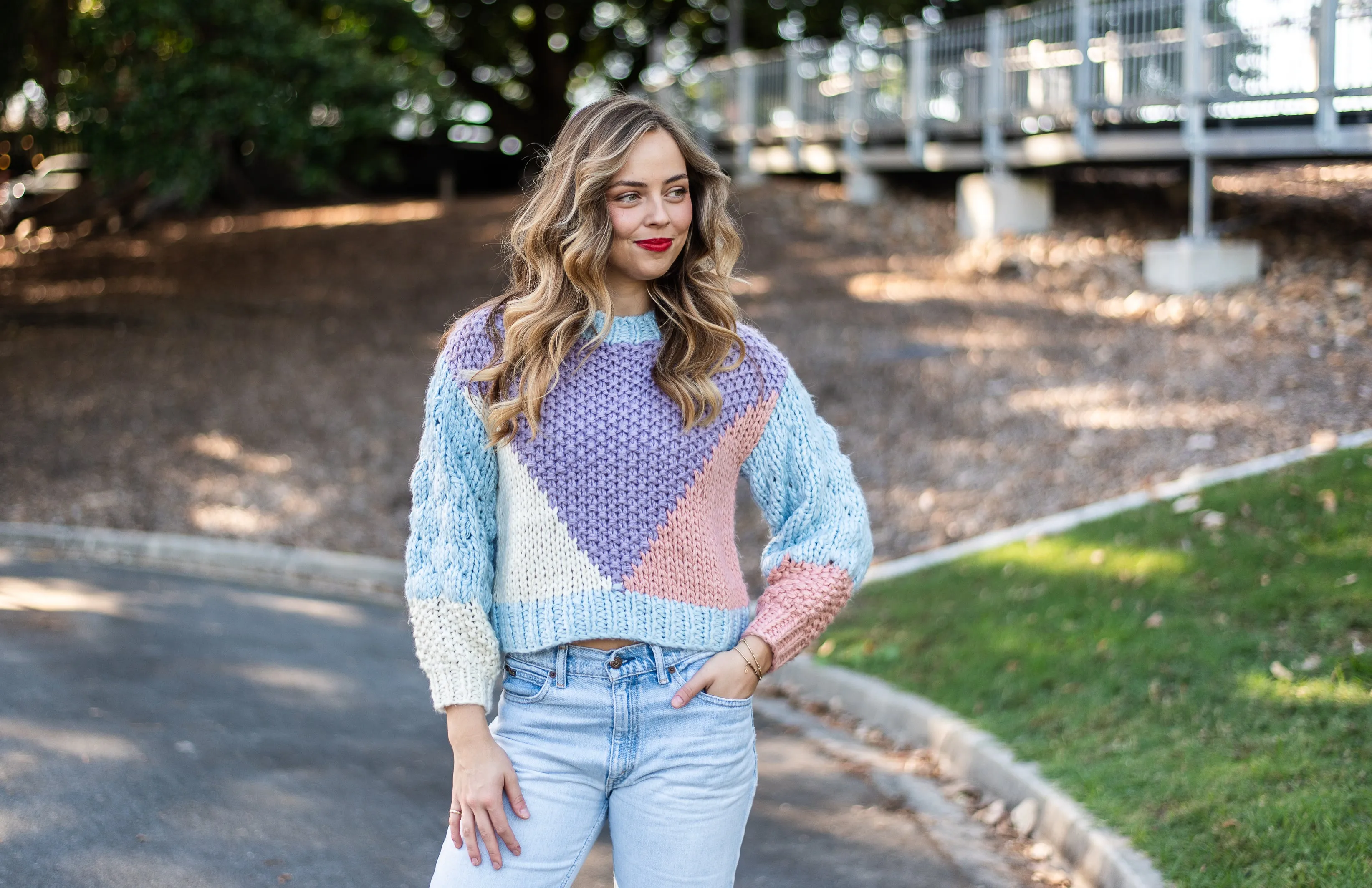 Hyams Handmade Jumper | Violet