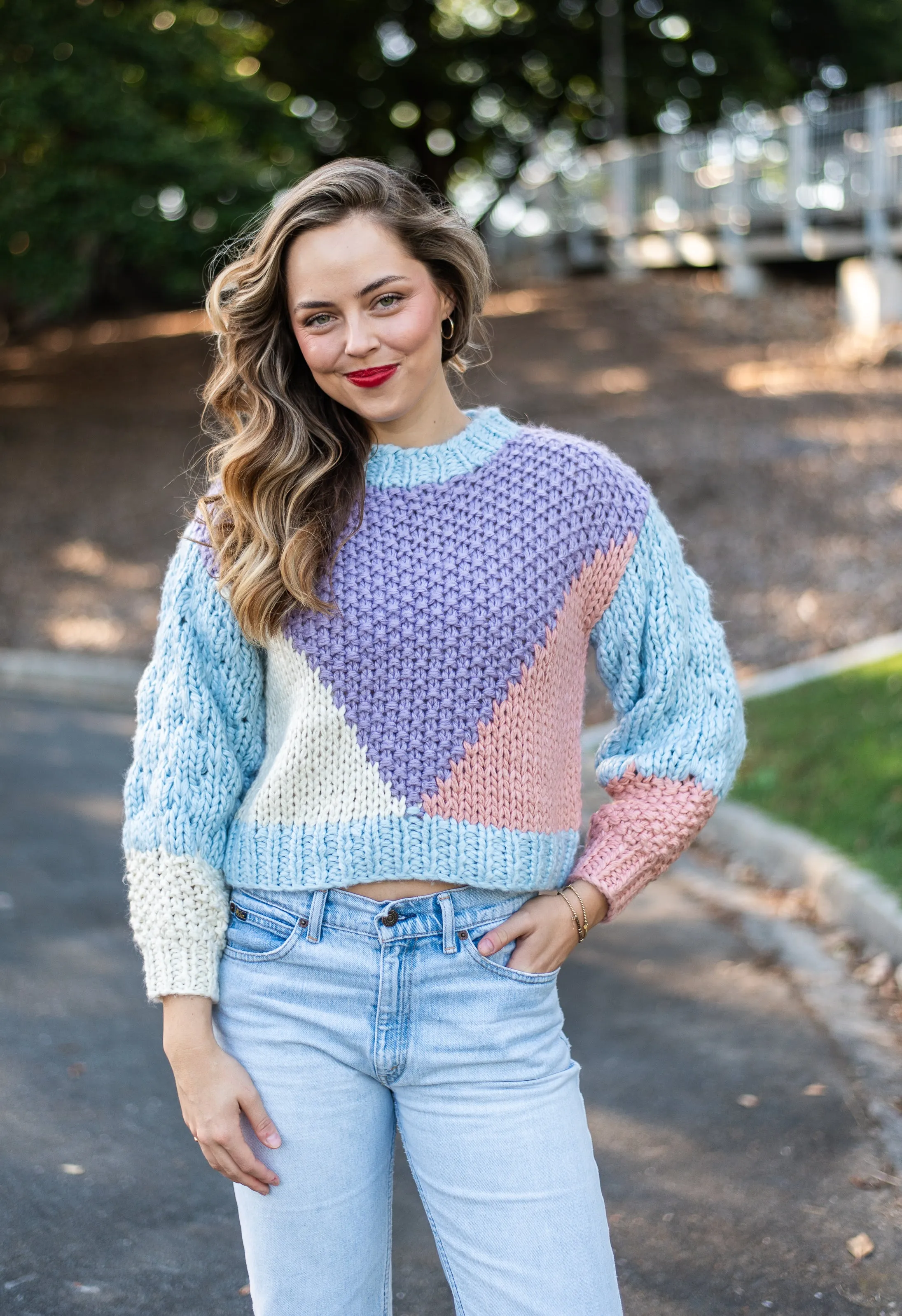 Hyams Handmade Jumper | Violet