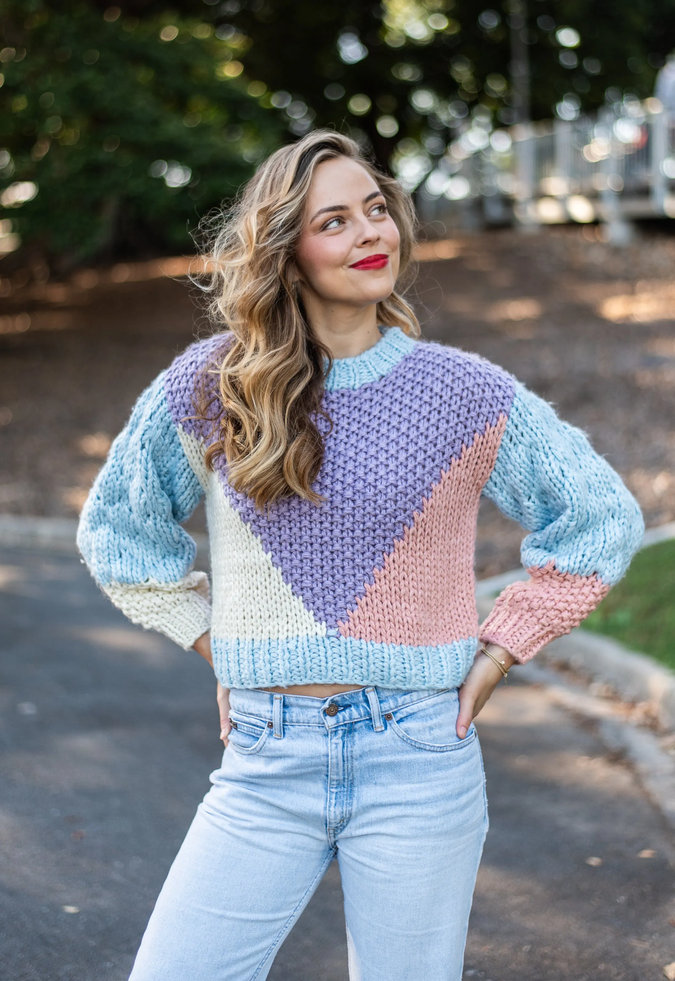 Hyams Handmade Jumper | Violet