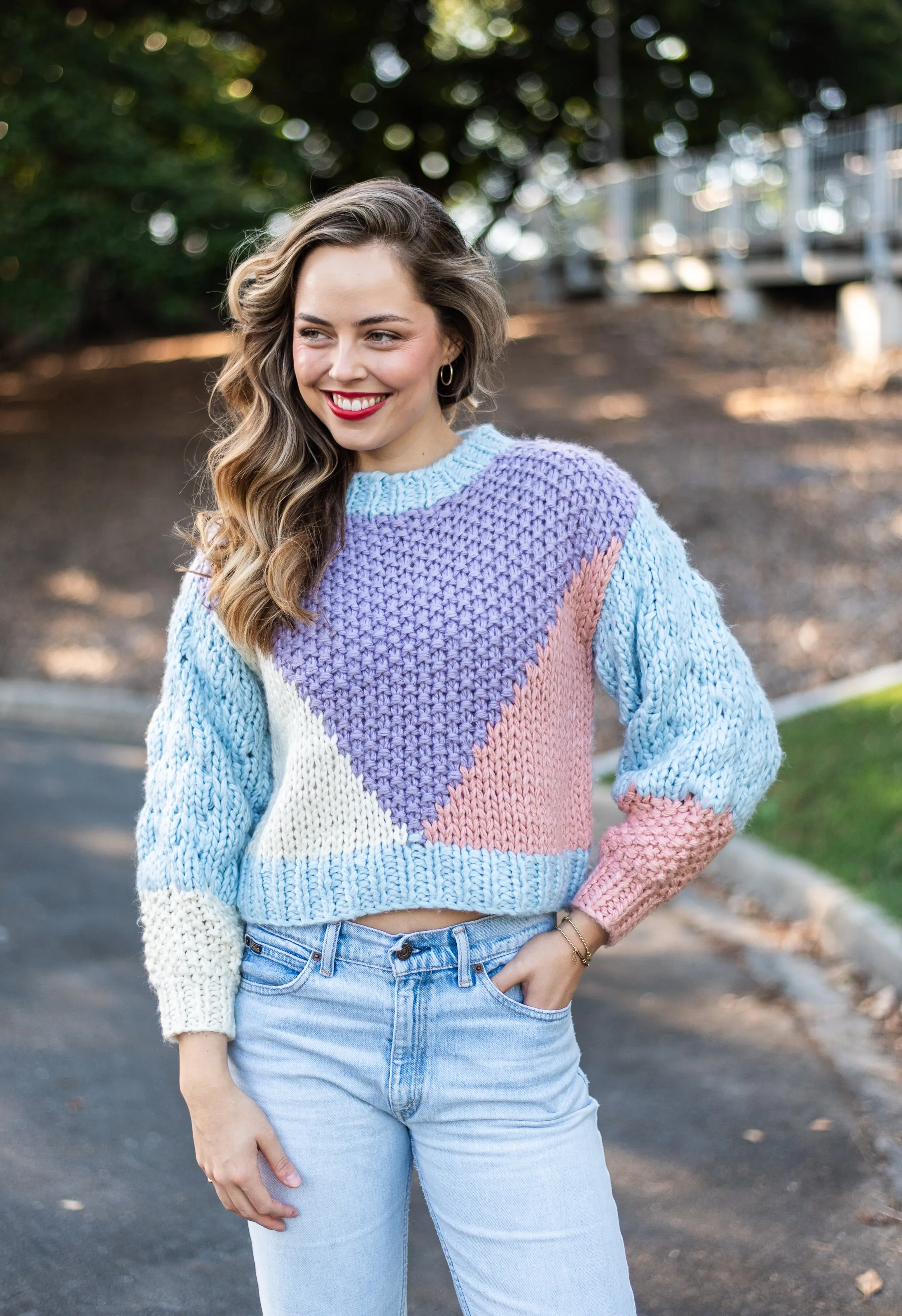 Hyams Handmade Jumper | Violet