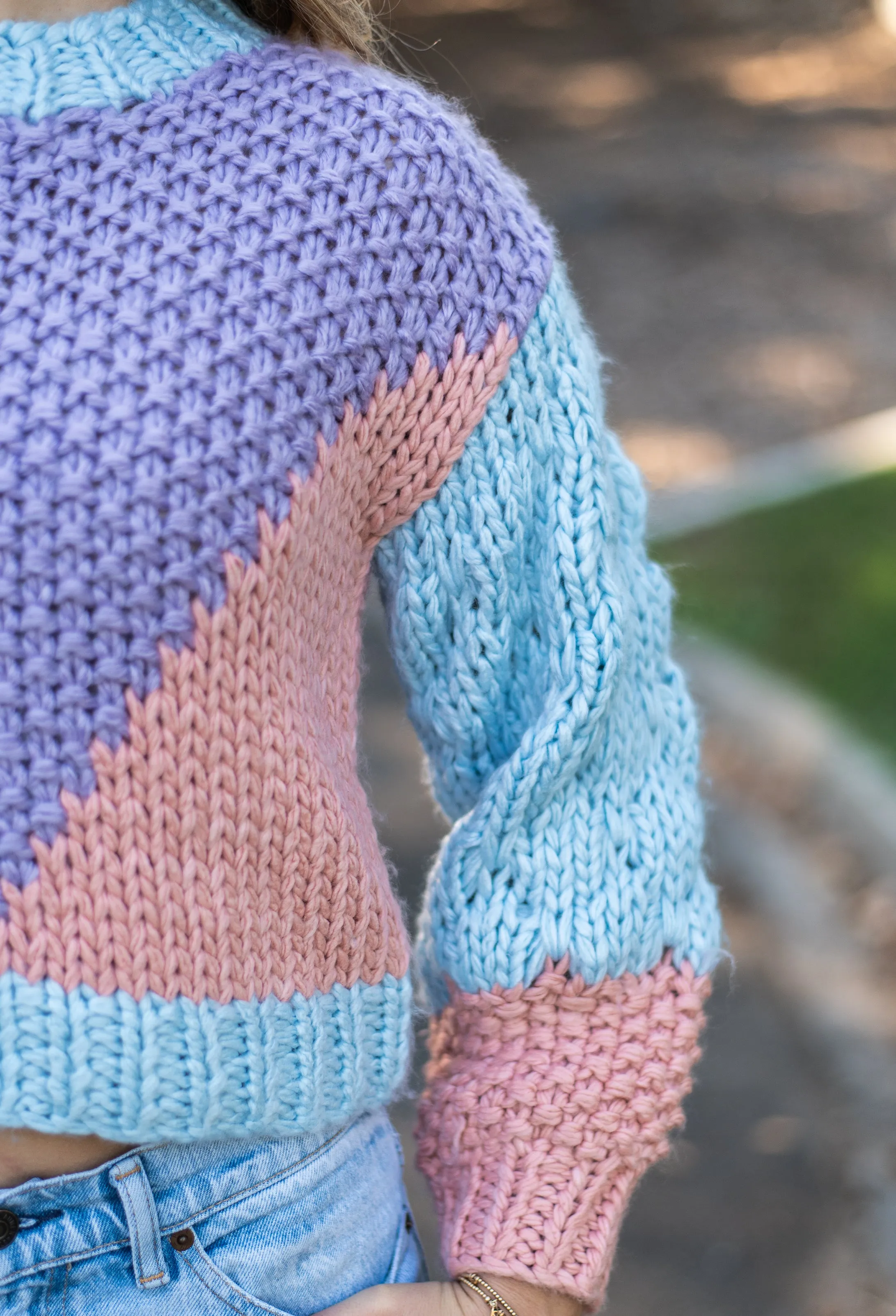 Hyams Handmade Jumper | Violet