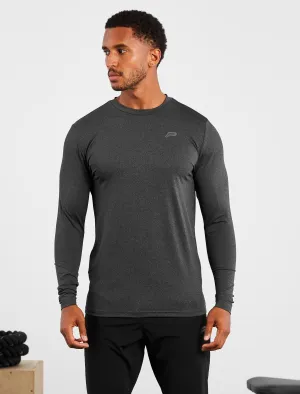 Hybrid Everyday Long Sleeve - Black Marl