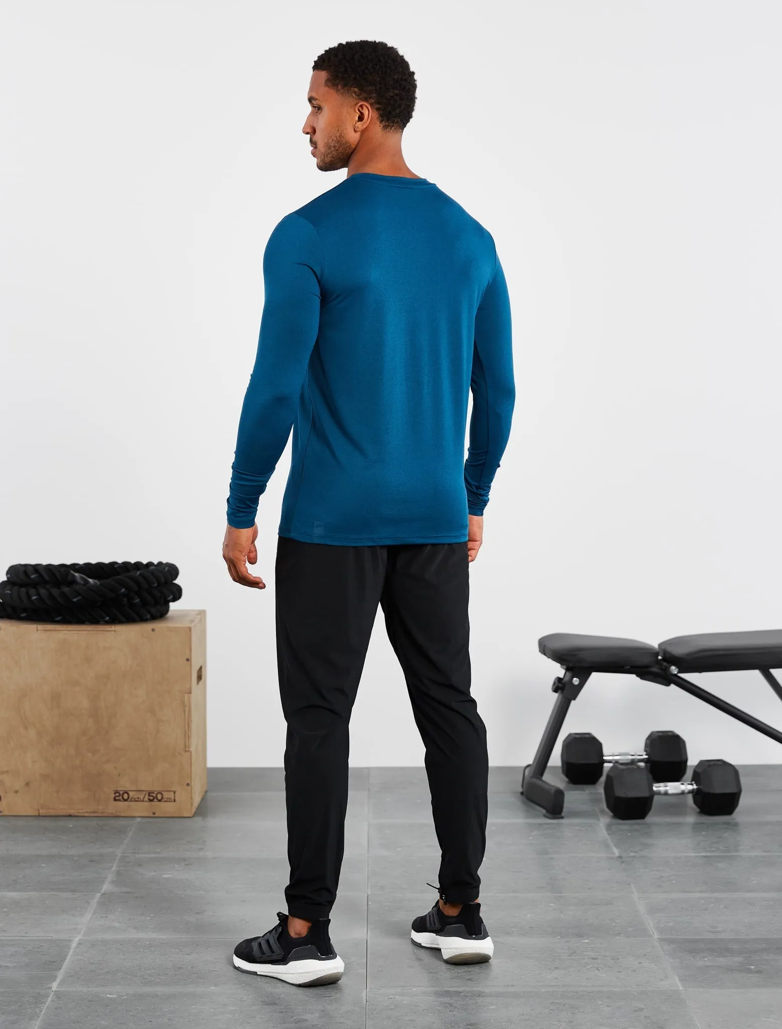 Hybrid Everyday Long Sleeve - Blue Marl