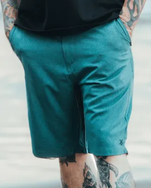 Hybrid Shorts - Aqua