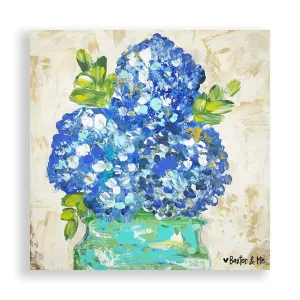 Hydrangeas - Wrapped Canvas