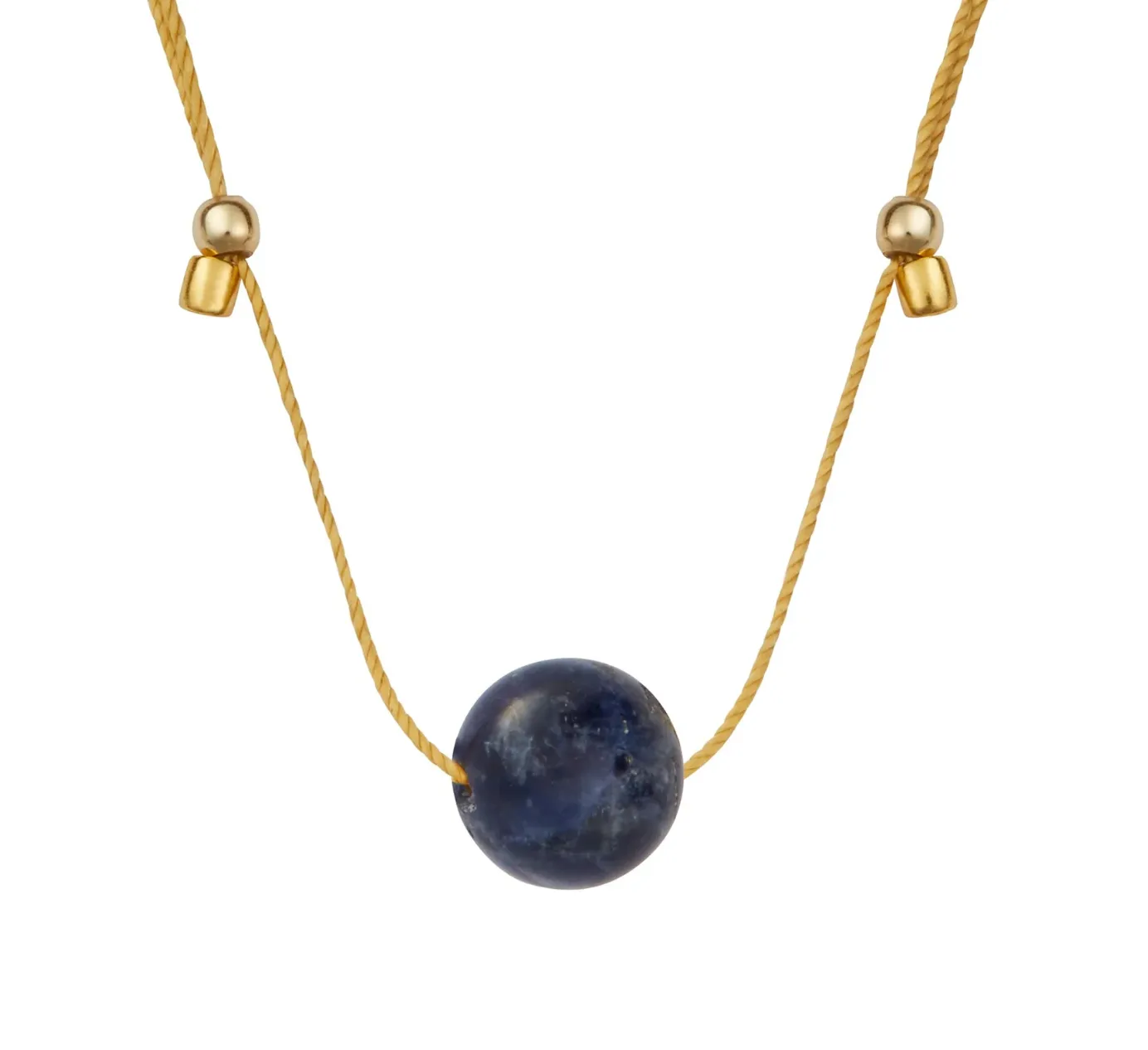 Hyevibe Gemstone Slider Necklace - Gold - 8 Styles by &Livy