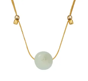 Hyevibe Gemstone Slider Necklace - Gold - 8 Styles by &Livy