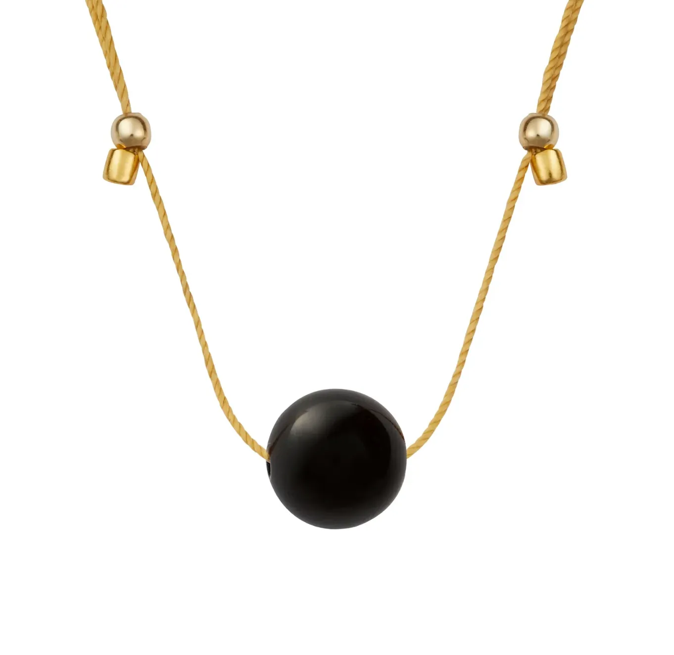 Hyevibe Gemstone Slider Necklace - Gold - 8 Styles by &Livy