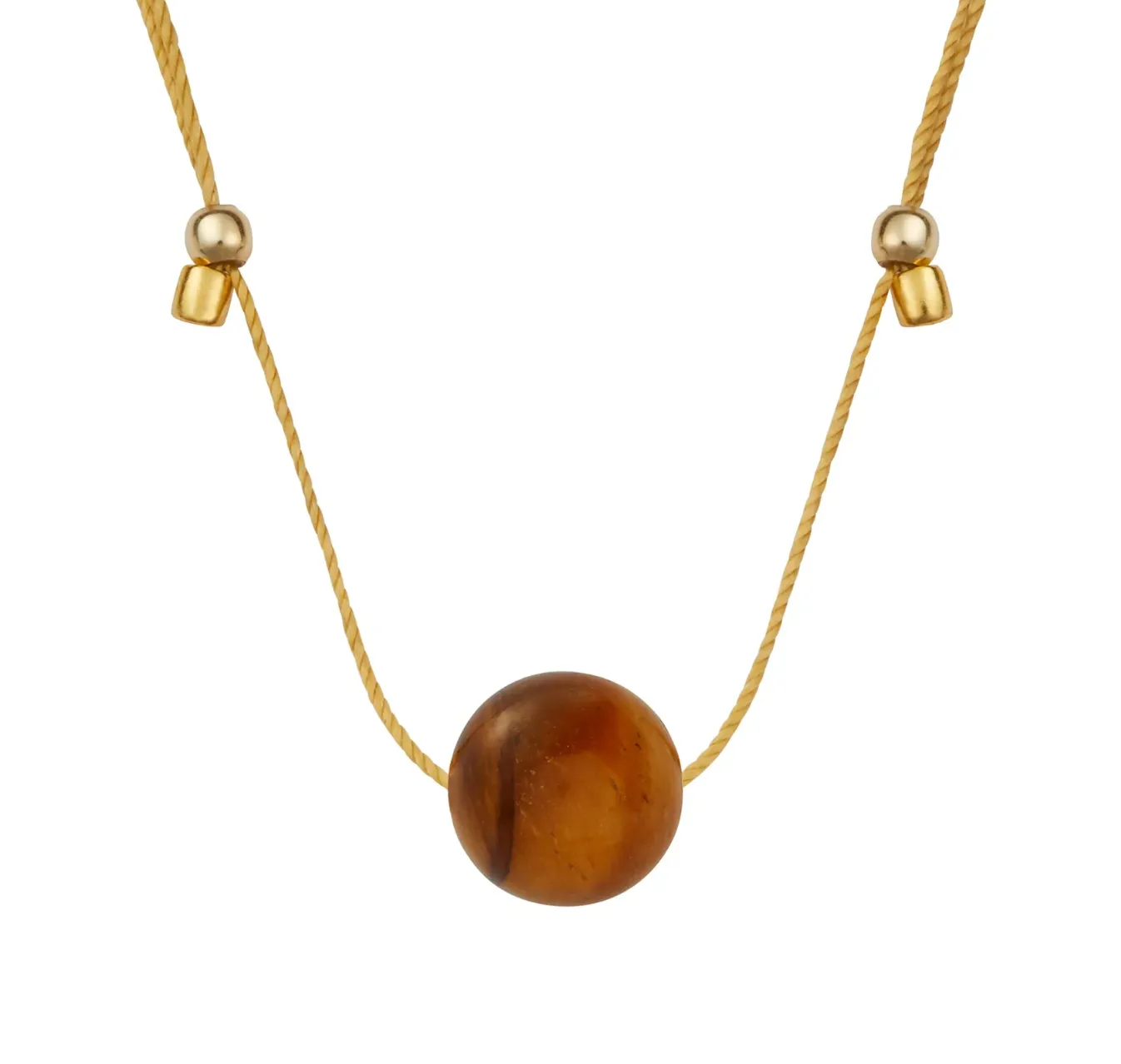 Hyevibe Gemstone Slider Necklace - Gold - 8 Styles by &Livy