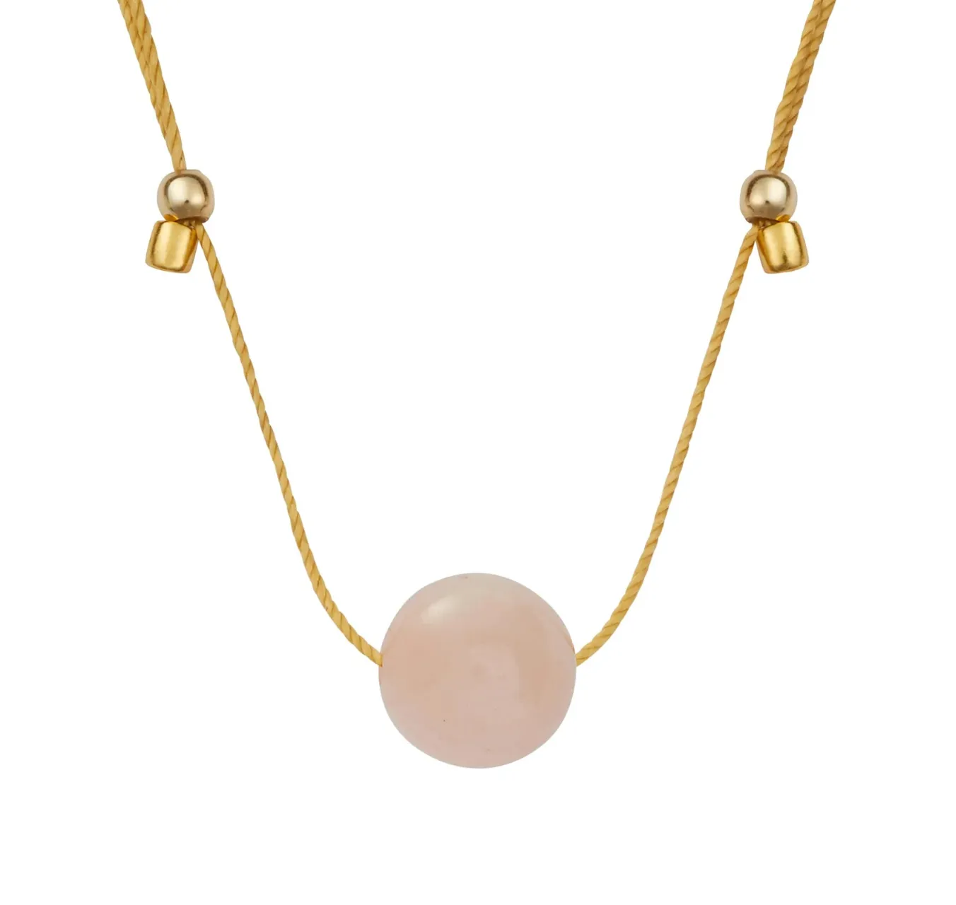 Hyevibe Gemstone Slider Necklace - Gold - 8 Styles by &Livy