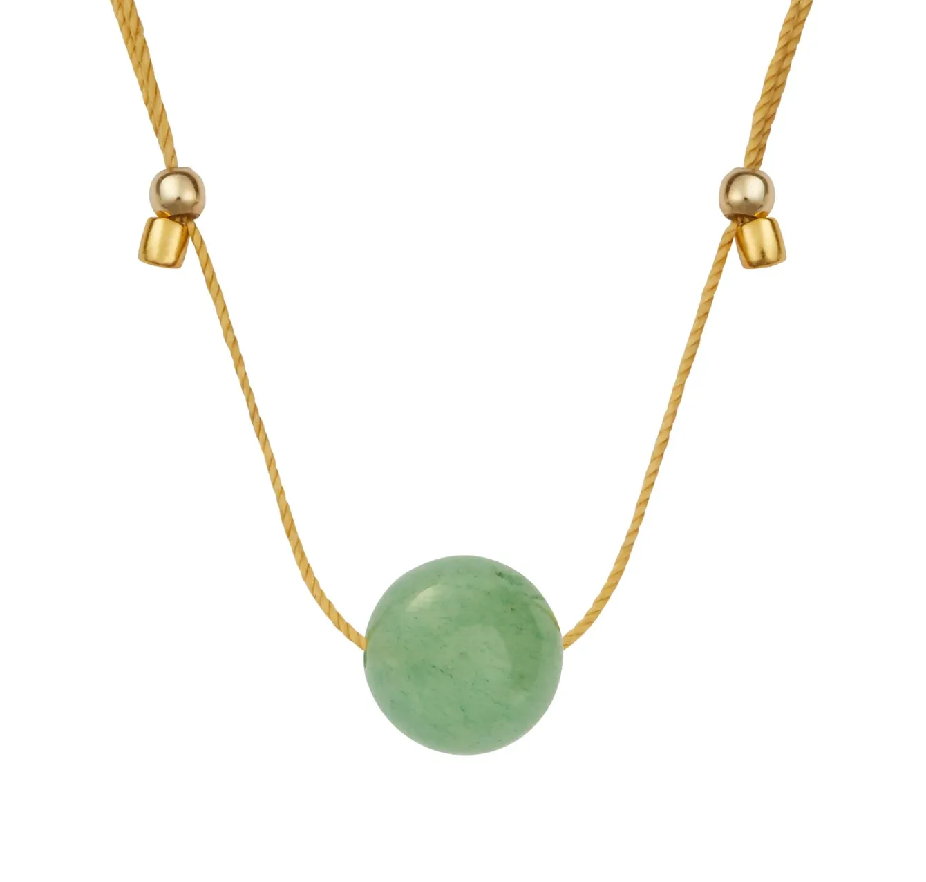 Hyevibe Gemstone Slider Necklace - Gold - 8 Styles by &Livy