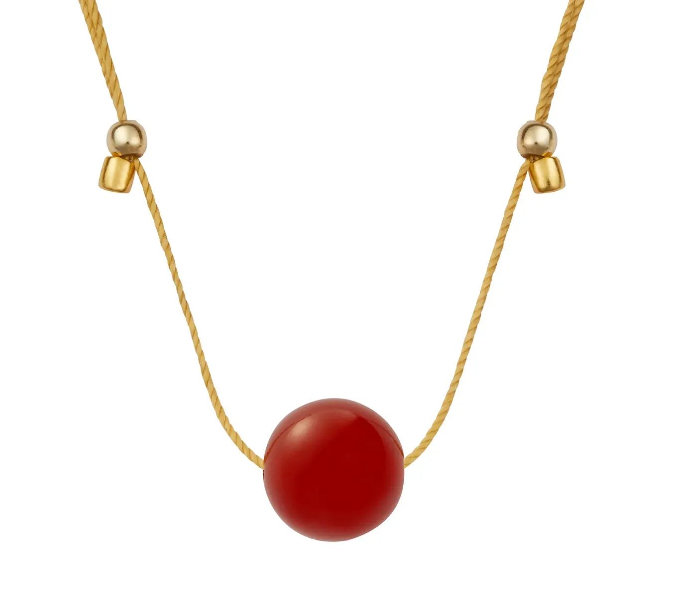 Hyevibe Gemstone Slider Necklace - Gold - 8 Styles by &Livy