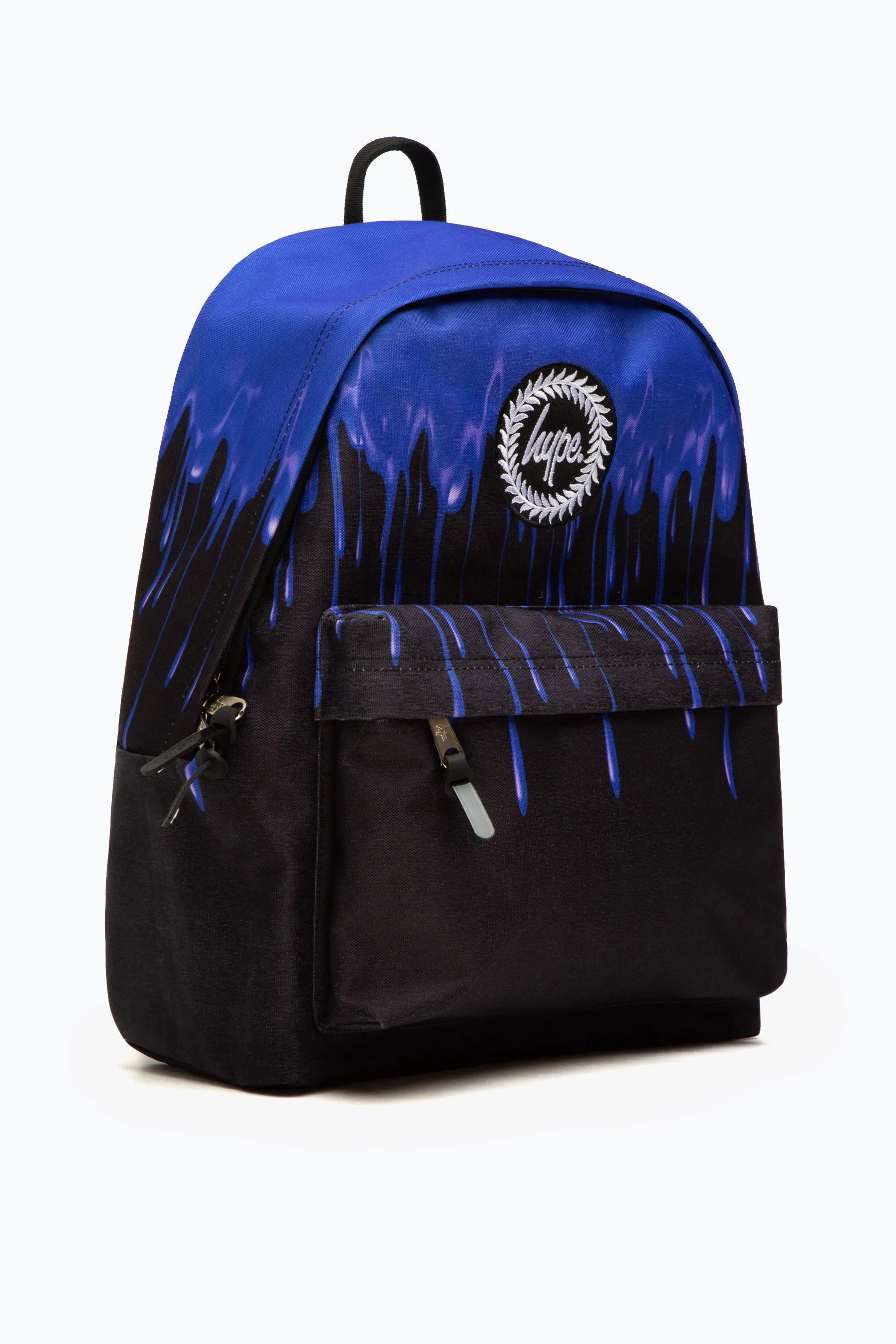 Hype Black Blue Slime Drips Backpack