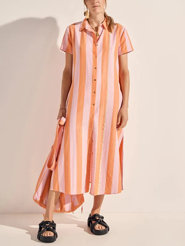 Hypnos Shirt Dress in Xora Stripe