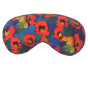 Hypnos Sleep Mask in Blue Gemma Rose Liberty Print