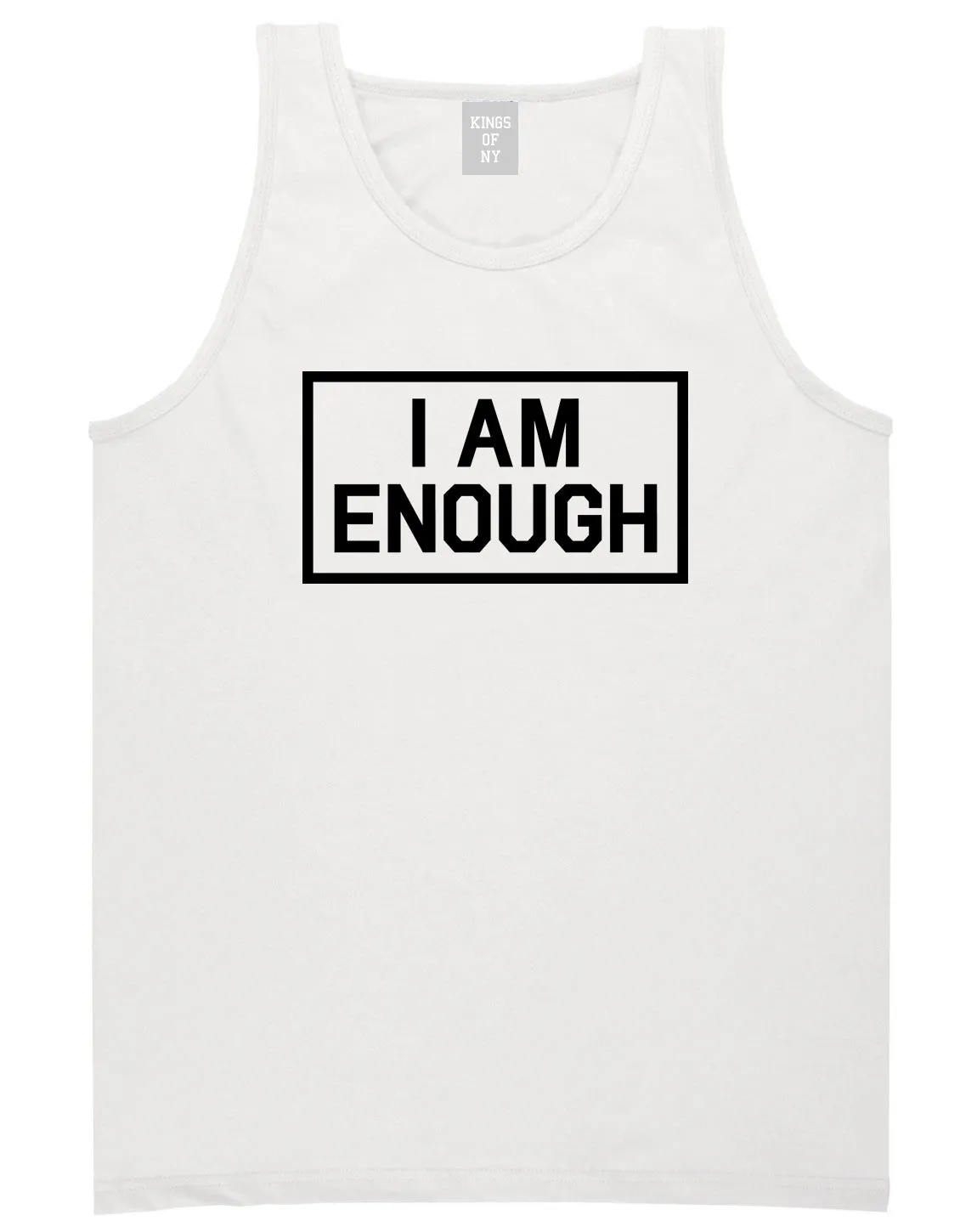 I Am Enough Inspirational Mens Tank Top Shirt