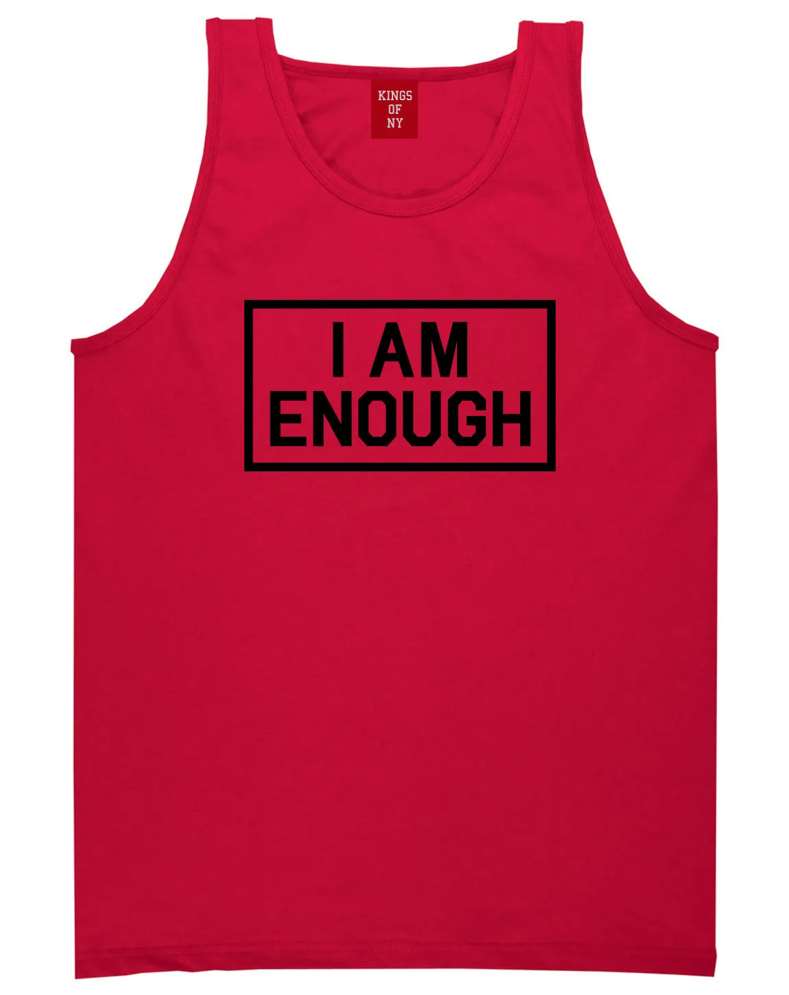 I Am Enough Inspirational Mens Tank Top Shirt