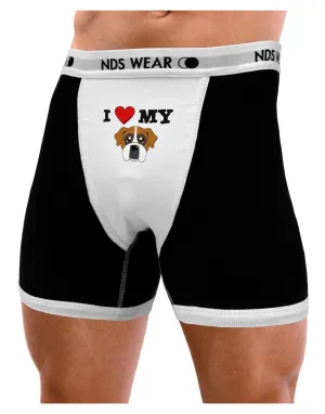 I Heart My - Cute Boxer Dog Mens Boxer Brief Underwear by TooLoud