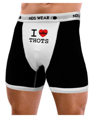 I Love Heart THOTS Mens Boxer Brief Underwear